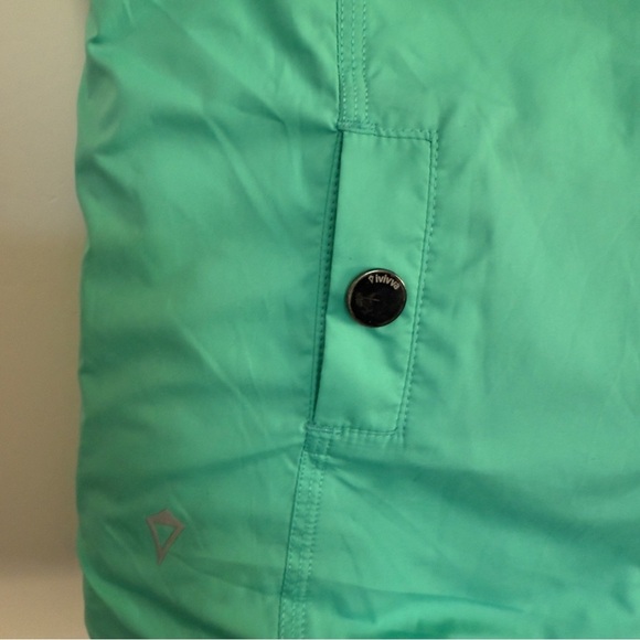 Ivivva Reversable vest in gray and teal girls Size: 12 - Picture 3 of 6